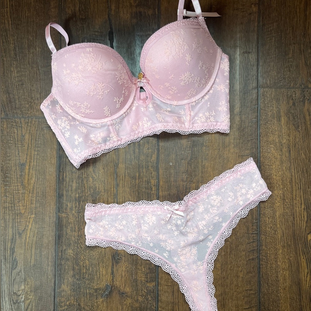 Pink Lingerie Set - NWOT - Never Worn